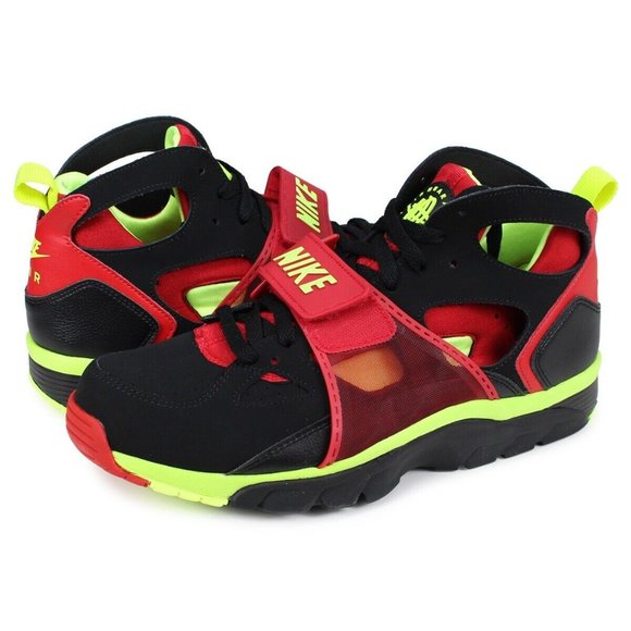 Nike Other - Nike Air Trainer Hurache Black Red Volt Strap